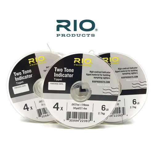 现货RIO 黑白双色若虫目印线 JIG 若虫 目印线 冰溪飞钓 若虫线