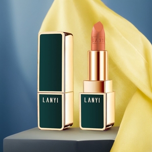 新兰易上色官方绒雾口红雾面保湿唇膏豆沙肉桂奶茶色显白彩妆
