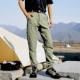 登山裤 阿珂姆男四季 立体剪裁三防工装 裤 弹力户外休闲裤 徒步软壳裤