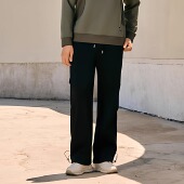 加厚保暖风雪裤 阿珂姆秋冬新款 直筒伞兵裤 长裤 软壳裤 加绒休闲裤