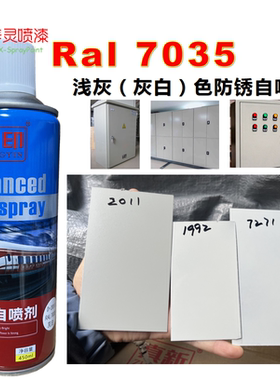 唐印定制Ral7035灰白色浅灰色文件柜机电箱控制柜自喷漆手摇喷漆