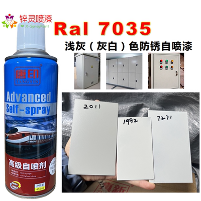 唐印Ral7035浅灰色灰白色自喷漆
