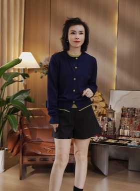 秋冬新款假两件开扣上衣S29YA770568