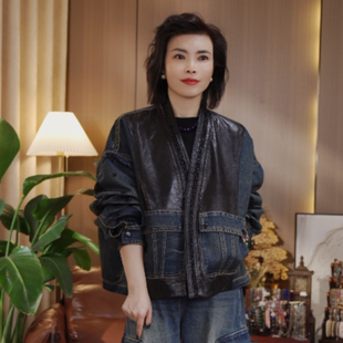 新款 皮衣真皮牛仔外套S29YA161523