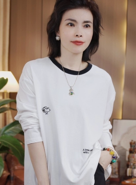 新款长袖小狗T女装衣服S29YS395061