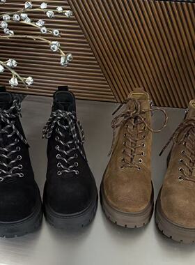 秋冬新款胎牛京皮马丁靴静音女鞋S29A1103861