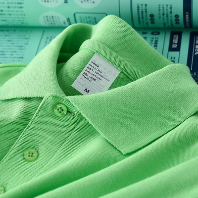 100%纯棉POLO衫男宽松长袖T恤