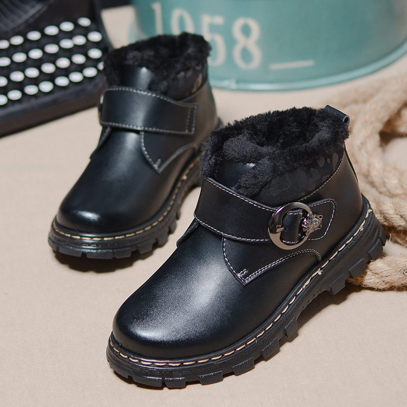 Chaussures enfants en cuir synthétique - Ref 1008483 Image 3