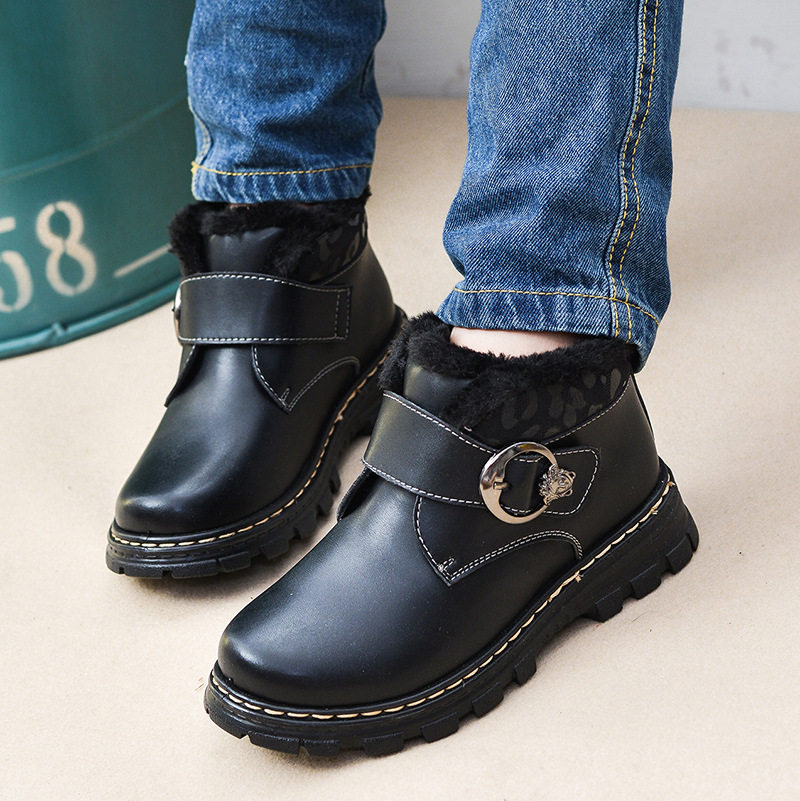 Chaussures enfants en cuir synthétique - Ref 1008483 Image 4
