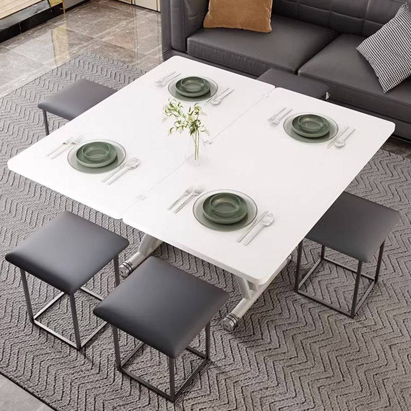 升降茶几餐桌两用一体式岩板