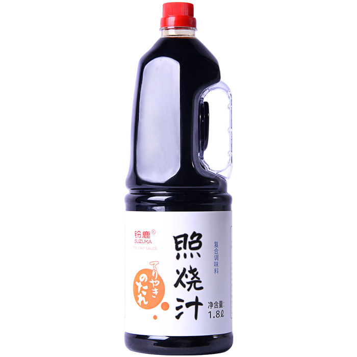 铃鹿照烧汁1800ml日本照烧酱章鱼烧汁叉烧汁烤肉江浙沪皖整箱包邮
