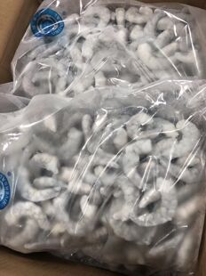 大连新鲜虾仁冷冻大虾仁速冻 白虾海虾现剥 南美青虾仁2500克