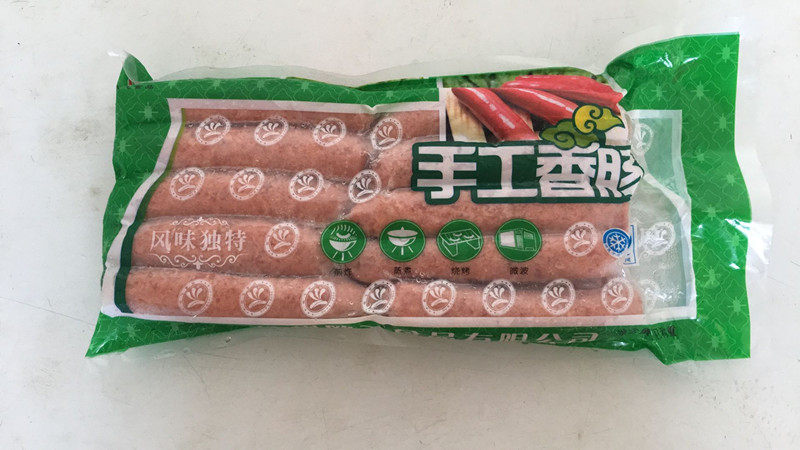 欧飞手工香肠 纯肉热狗香肠 1KG*20条每包