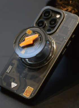 XFOONG原创|设计师品牌 召唤机甲M20黑化版 一体磨砂黑 双面imd TPU材质16 Pro plus16ProMax磁吸手机壳