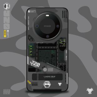 设计师品牌 华为Mate70Pro XFOONG原创 鹰击长空J20 自带支架 Mate60Pro 双面imd手机壳软壳