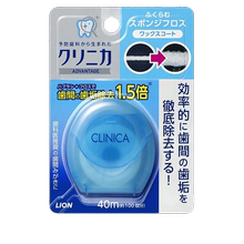 日本LION狮王齿力佳CLINICA遇水膨胀尼龙质牙线40M马来西亚进口