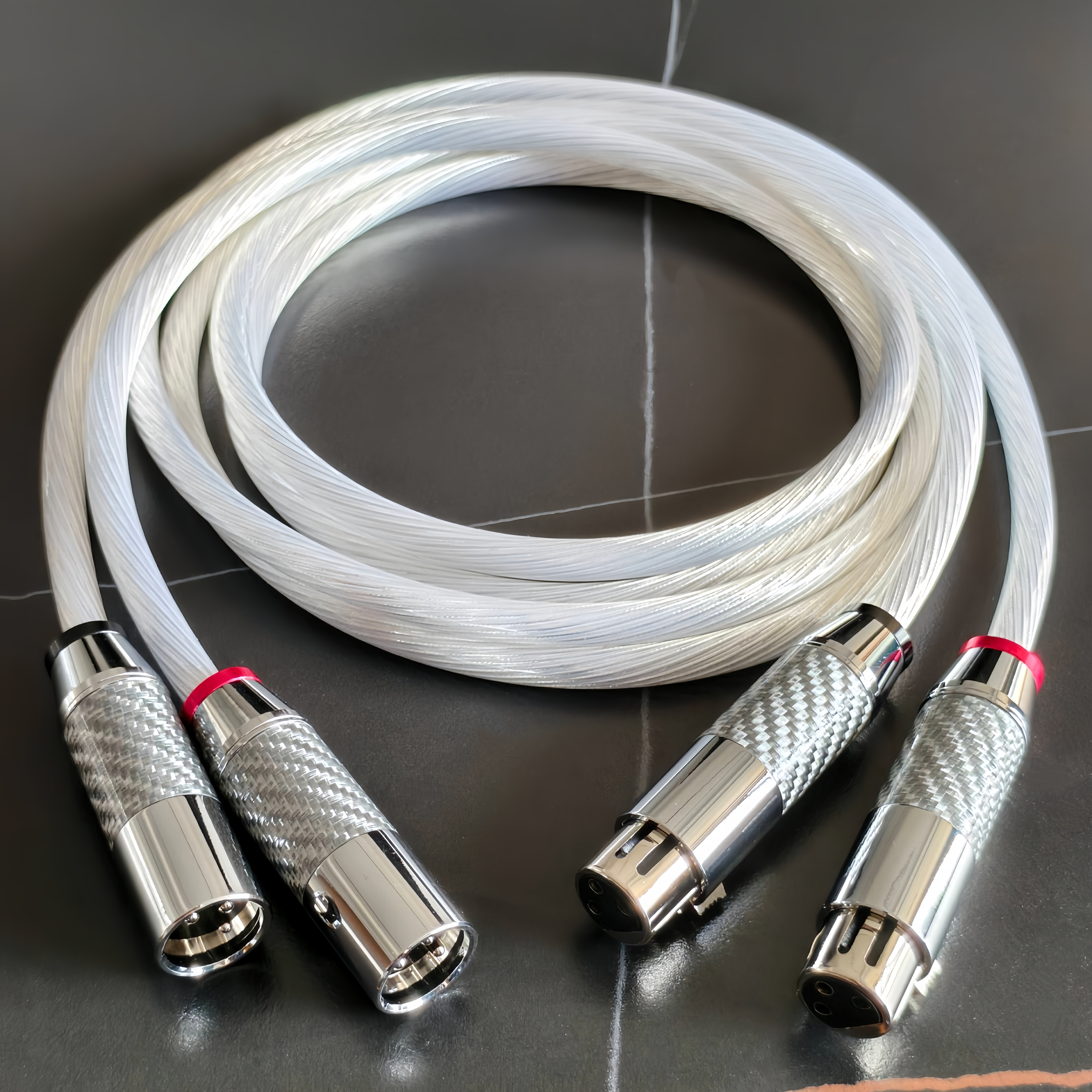 发烧级单晶铜镀银XLR平衡线