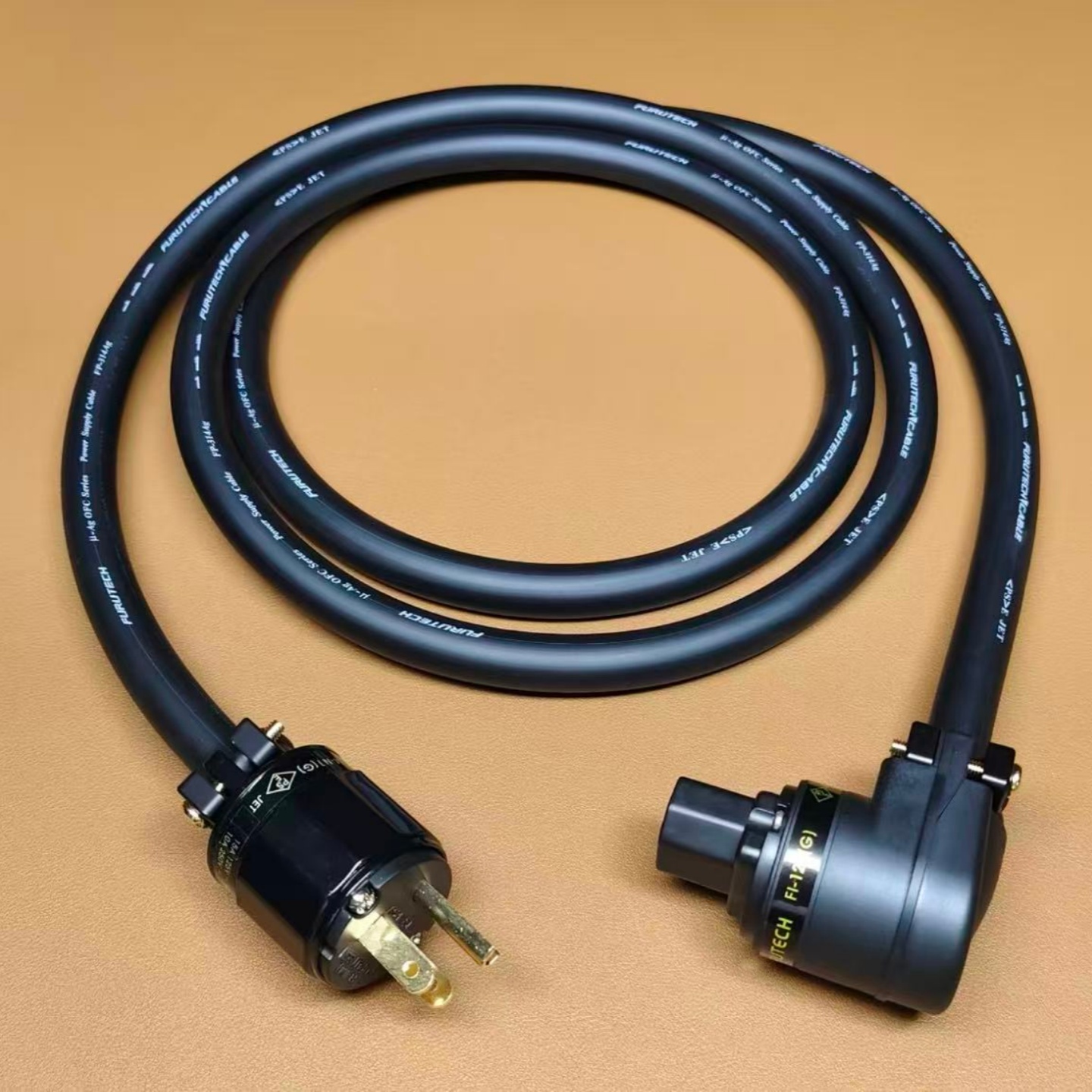古河FP-314Ag镀银CD功放电源线HIFI级音响胆机前级发烧电源线