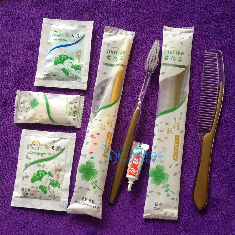 宾馆一次长柄双色梳子一次性专用梳宾馆一次性梳酒店一次性梳