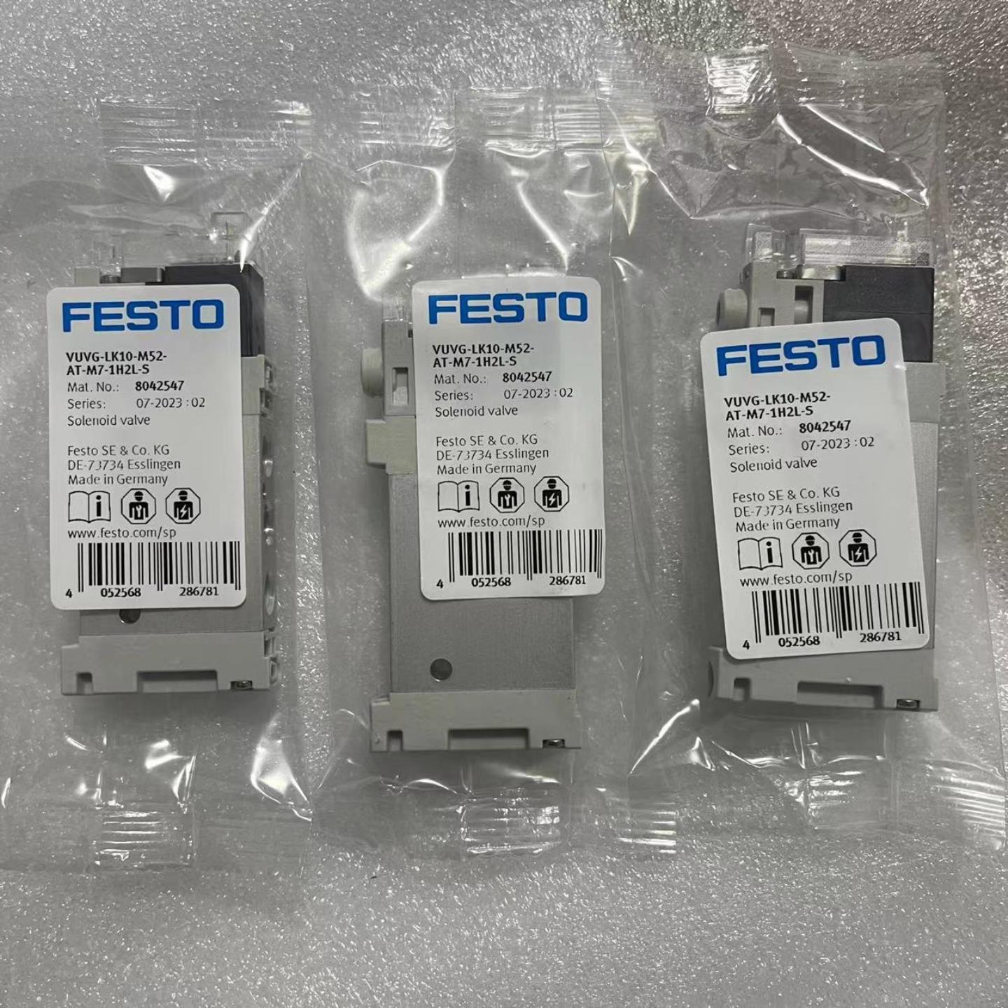 FESTO电磁阀VUVG-LK10-M52-AT-M7-1H2L-S8042547 8042546 8042551