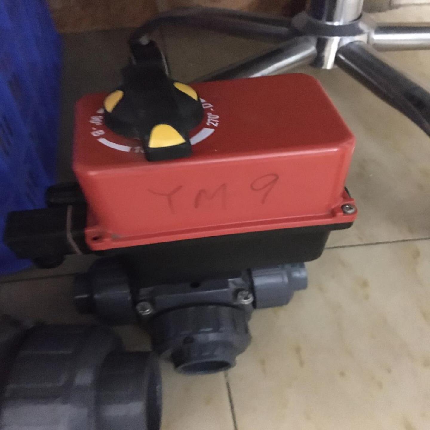 进口法国VALPES  upvc 电动三通球阀 DN504