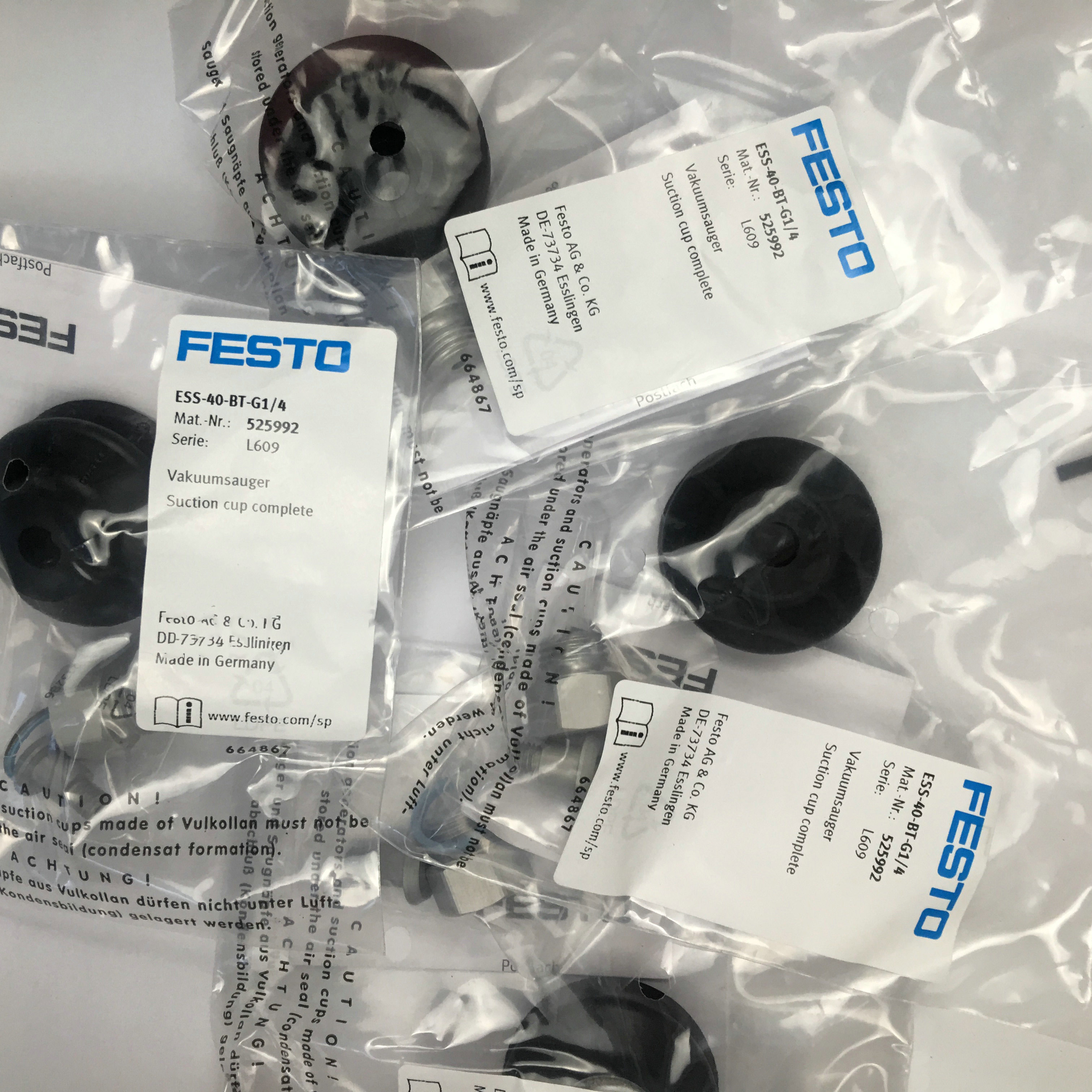 德国FESTO真空吸盘 ESS-40-BT-G14 525992 525975