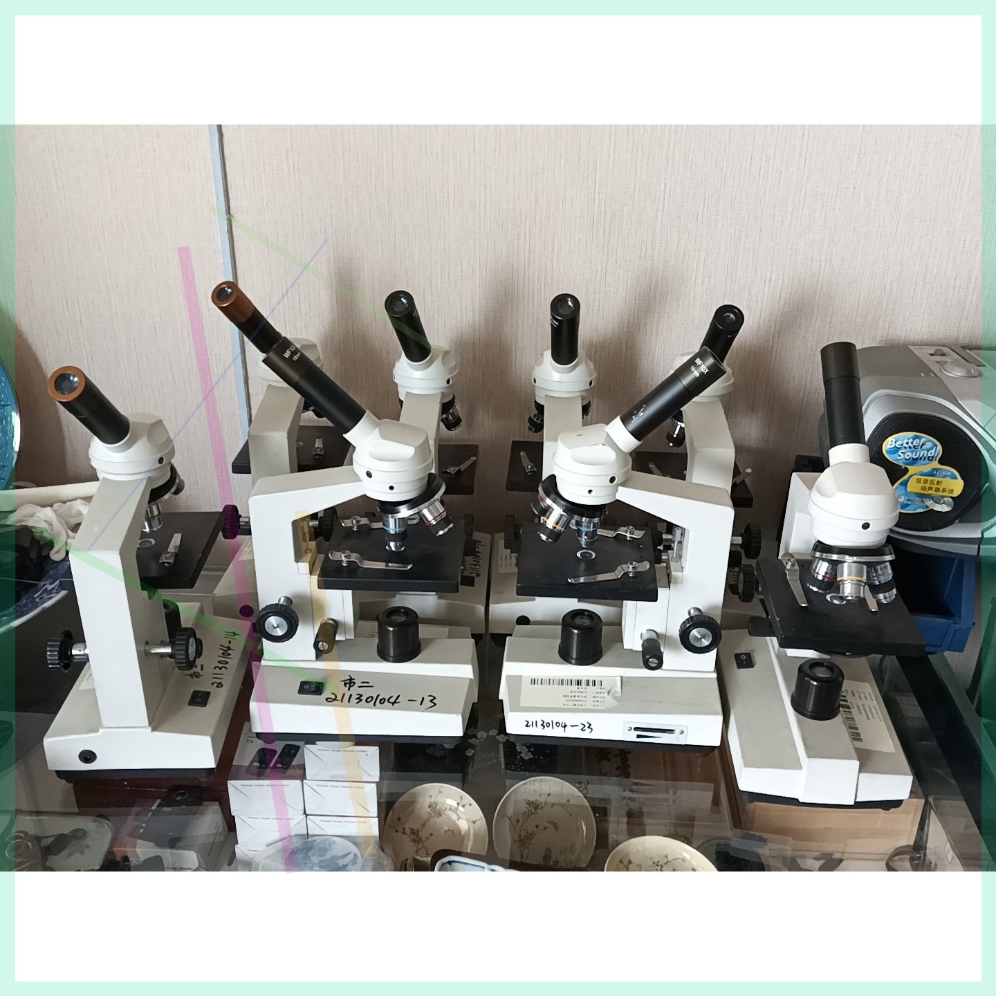凤凰显微镜XSP-35九成新成像效果好物镜4倍10倍