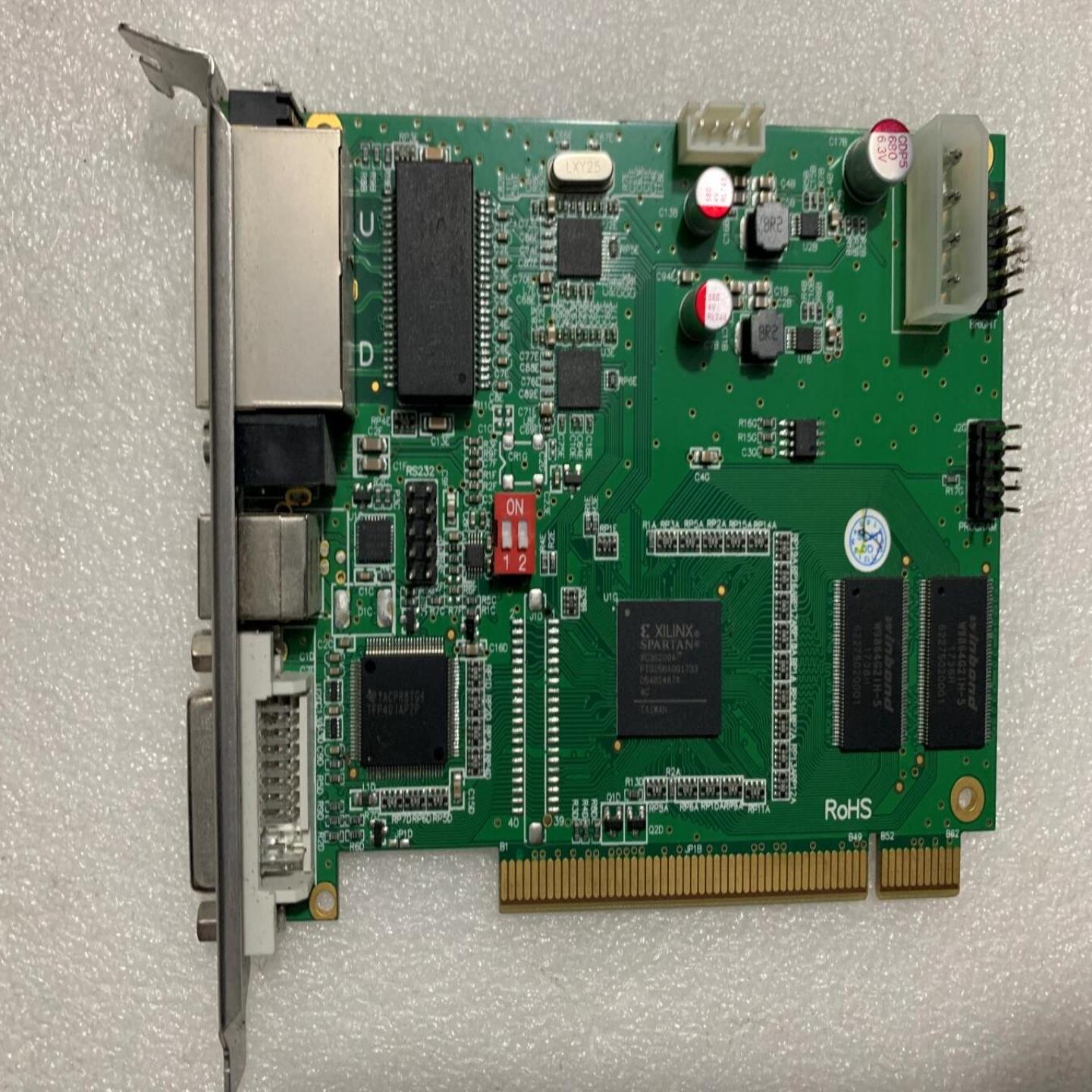 二手拆机灵星雨lTS802D 全彩LED显示屏发送卡兼容TS801D 发送卡