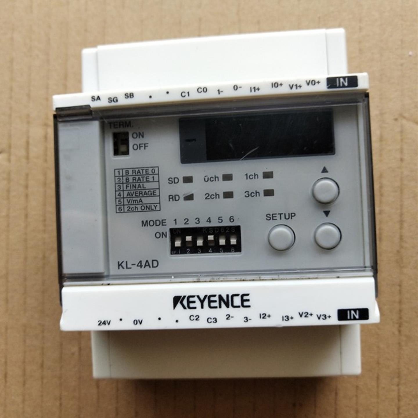 原装拆机基恩士PLC KL-T1KL-4ADKL-N20A  功能包好 实图