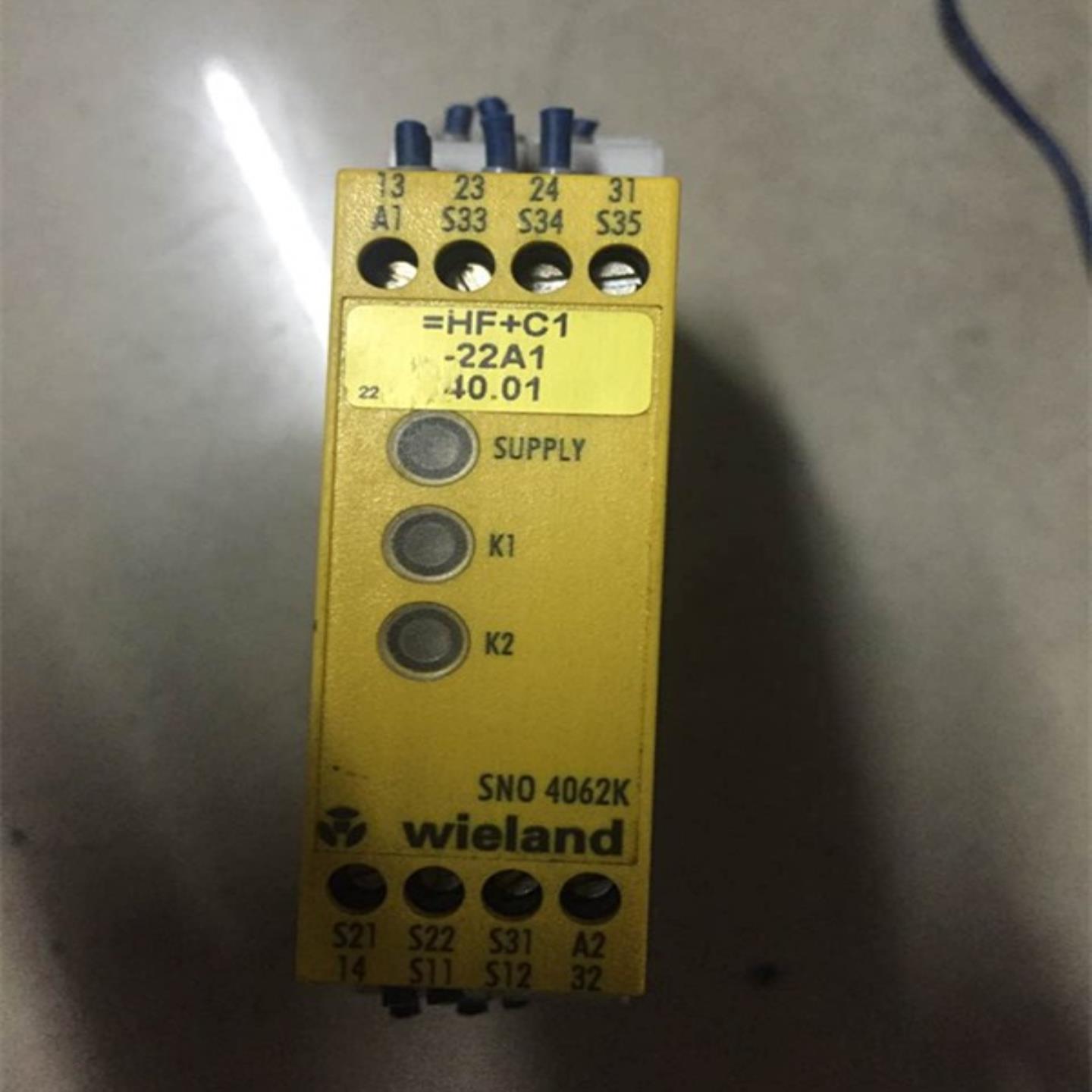 原装拆机德国Wieland威琅安全继电器 SNO 4062K 实图 包好