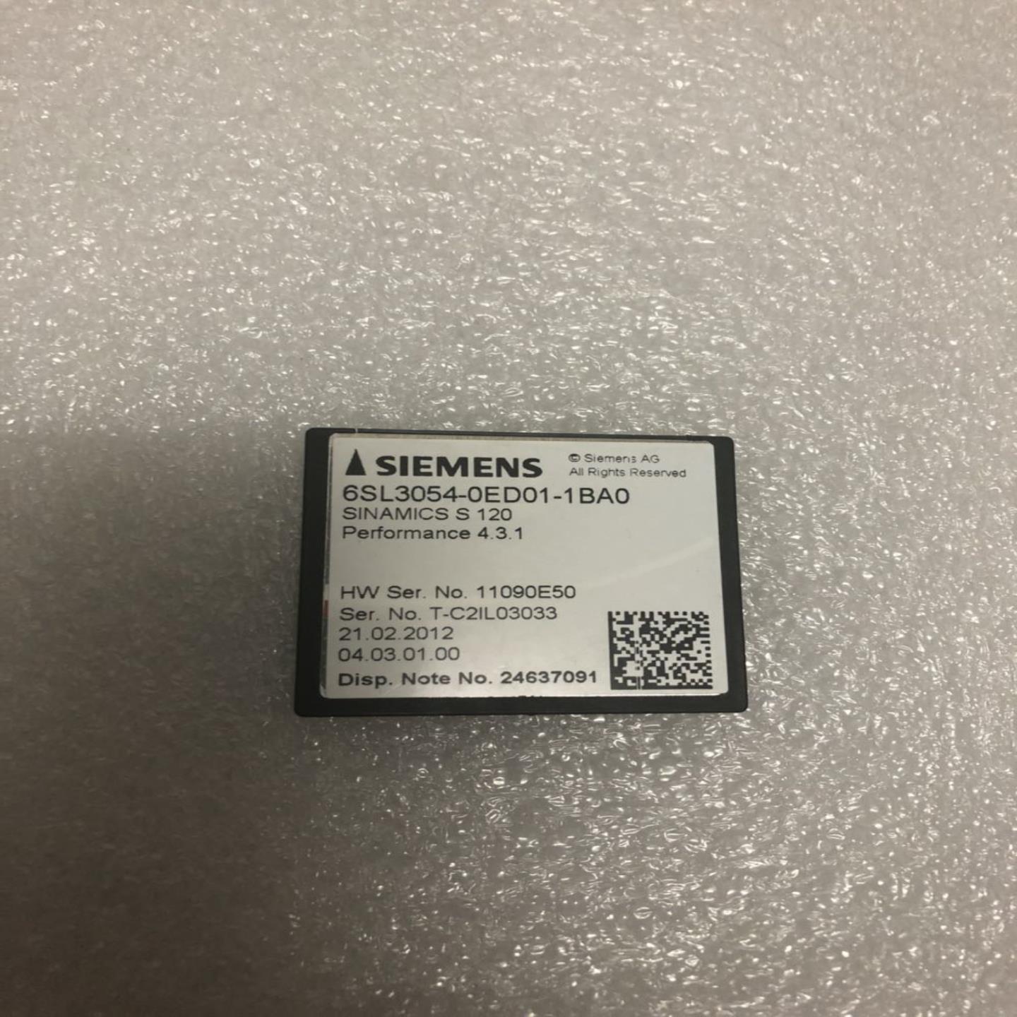 拆机S120变频器内存卡 6SL3054-0EG01-1BA0 九成新