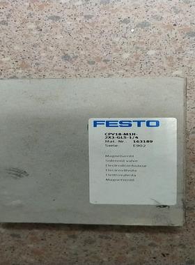 全新原装费斯托 163189  CPV18-M1H-2X3-GLS-14 现货