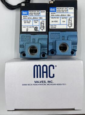 MAC电磁阀36A-ACA-JDAA-1BA B00-DDAA-1BAAAA-JDAOACA-DFEA-1BA