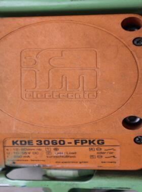 二手正品   IFM  易福门 电容式接近开关   KDE3060-FPKG  现货