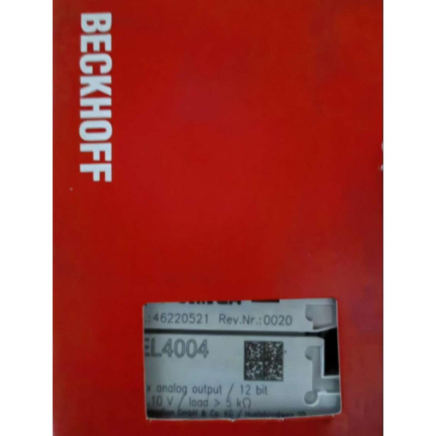 议价倍福 模拟输出端子模块 EL4004