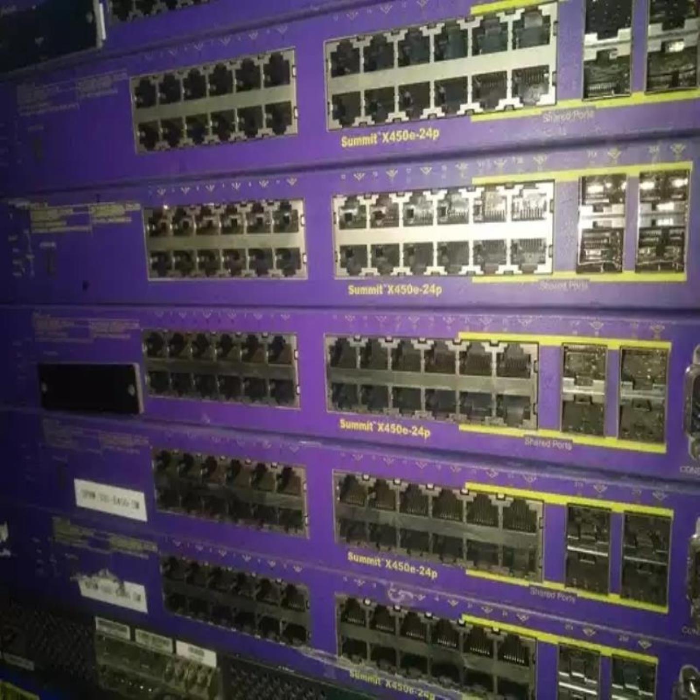 24口千兆网线供电交换机 X450E-24P拍前询价