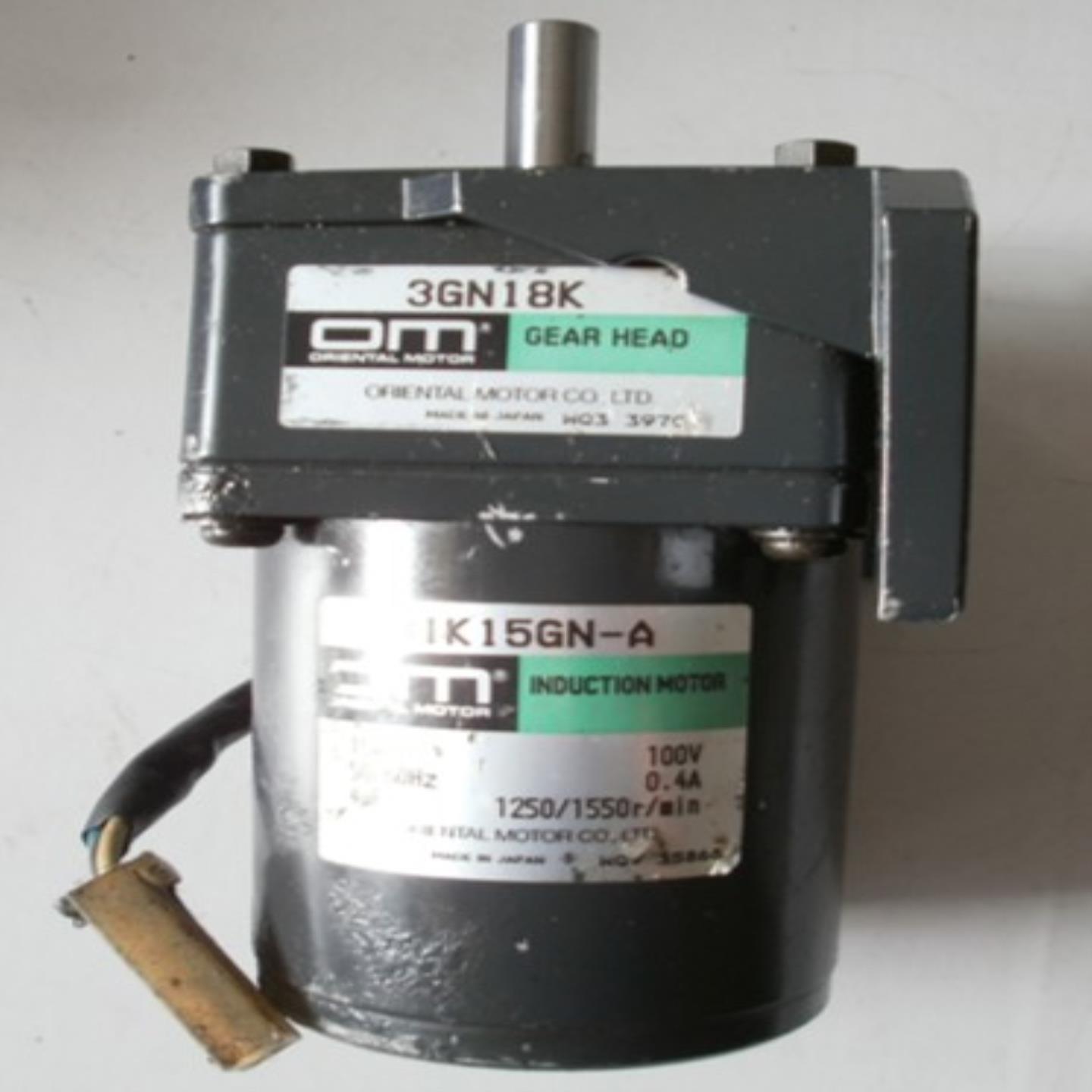 二手原装OM 日本东方马达 3IK15GN-A 加减速电机  3GN18K