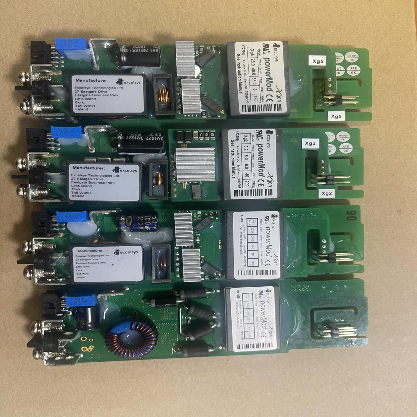Excelsys 电源模块Xg2 Xg4 Xg5 Xg7ex