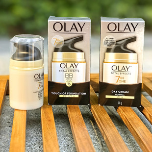olay玉兰油多元 修护霜BB霜50g七重功效遮斑隔离透白SPF15防光泰版