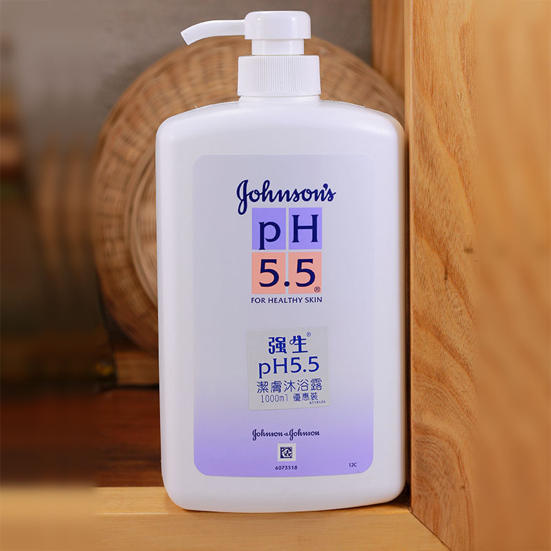 香港版强生PH5.5沐浴乳露1L进口