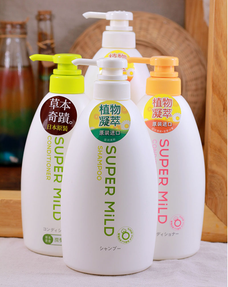 惠润洗发水露思波蜜柔草本花香柔净清香柔顺利600ml进口日本港货