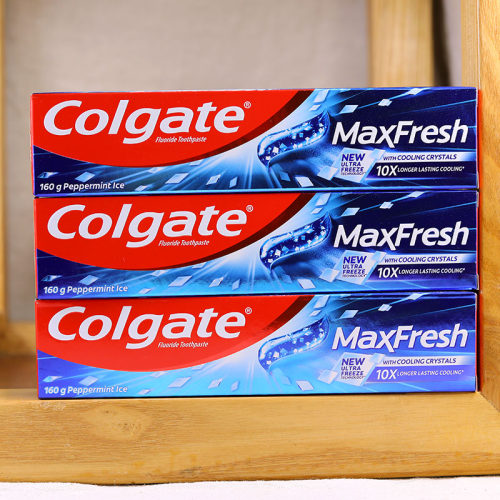 高露洁Colgate冰爽珠子牙膏3支装