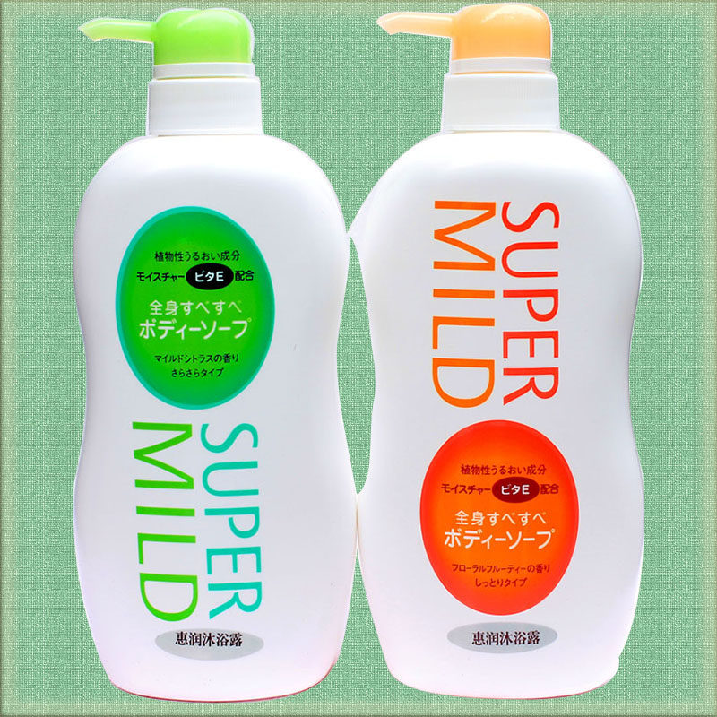 正品港货进口日本惠润淡雅果味香沐浴露温和草本净润香体650ml