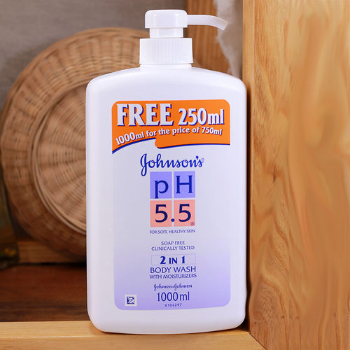 强生2合1润肤乳沐浴露港版1000ml