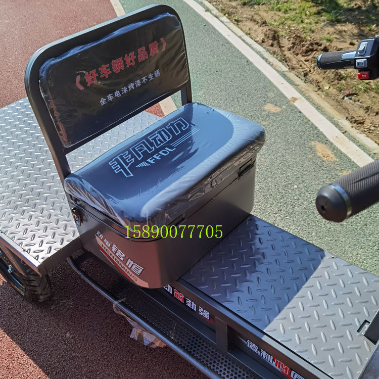 电动三轮车长跑电瓶家农用货车载重王拉货大力神工地工厂盘货平板