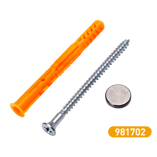 【20个】左邻膨胀螺丝紧固膨胀栓Ф8x80mm+螺杆+Ф15装饰盖