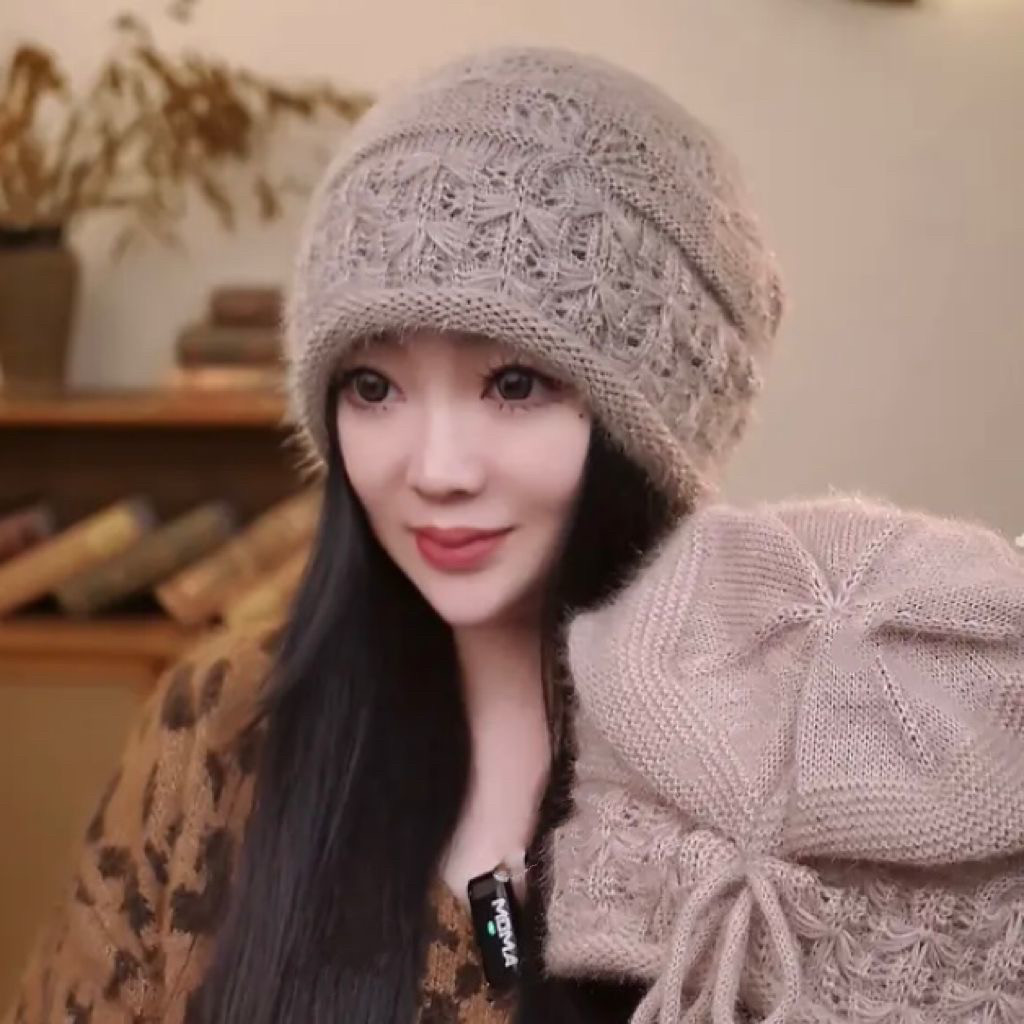 新款蝴蝶花抽绳贝雷帽可调节女双层加厚保暖堆堆帽护耳防风卷檐帽,服饰配件/皮带/帽子/围巾,帽子,淘宝优惠券,粉丝福利购,淘宝优惠卷