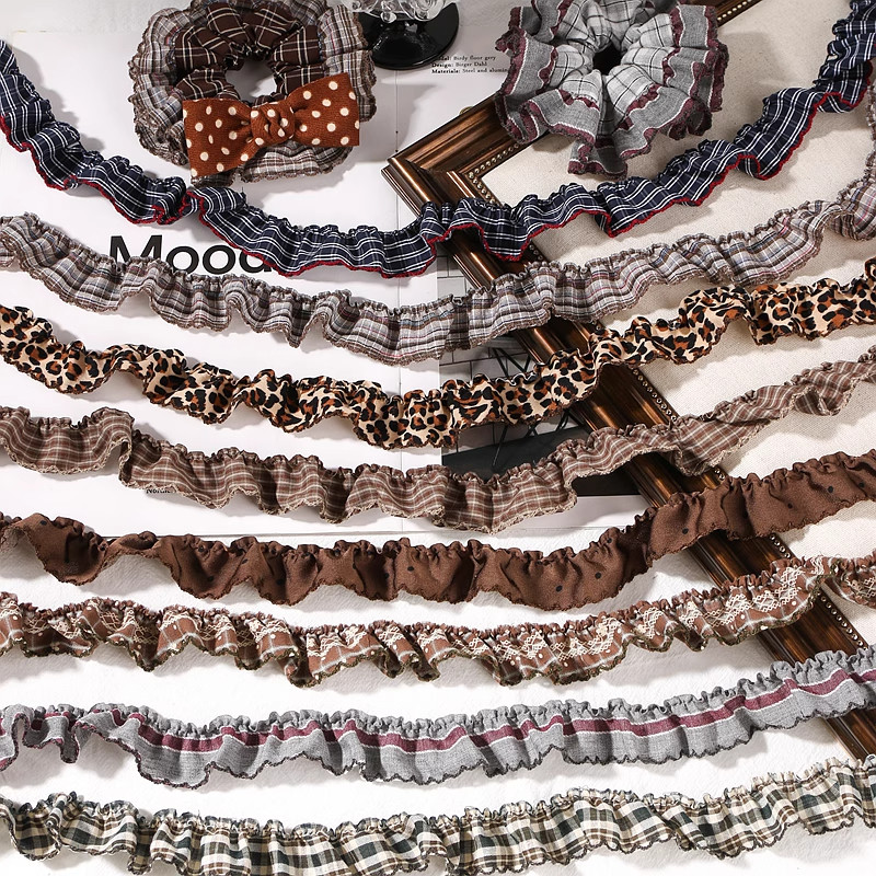 花边皱褶格子织带礼帽服饰装饰发饰DIY蝴蝶结豹纹圆点芽边丝带,纺织面料/辅料/配套,织带/丝带/缎带,淘宝优惠券,粉丝福利购,淘宝优惠卷