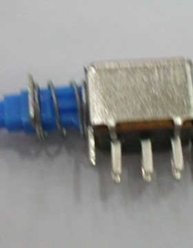 PS22E03无锁复位开关SPPJ320600推动电源蓝柄6脚直键开关按扭库存