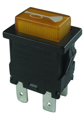 进口带灯按钮开关方形自锁自复位双路4脚红色绿橙色LC85610A订货